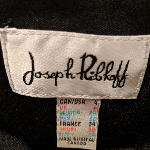 Joseph Ribkoff black sequence dress - Picture 4 of 4